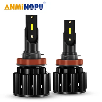 

ANMINGPU 2X 16000LM/pair Led H7 H4 Headlight Bulbs H11 H1 H3 Led Bulbs CSP 1860 9005/HB3 9006/HB4 9012 H8 H9 LED Auto Headlight