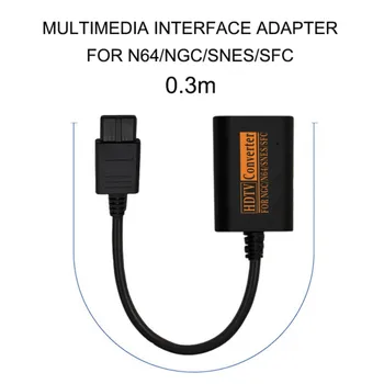 

HDMI Converter To HDTV Video Cable Convenient Splitter Game Console Conversion for Nintendo N64 / GameCube / SNES Adapter