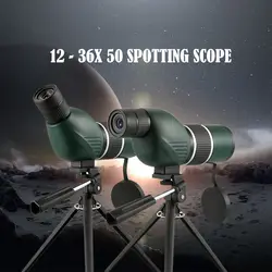 12-36x50 Зрительная труба портативный дорожный Телескопический Монокуляр телескоп с треногой чехол для переноски Birdwatch охотничий Монокуляр