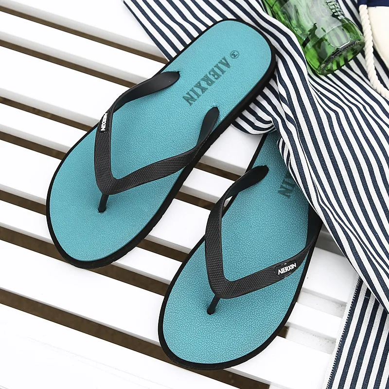 

2019 New Style Summer Couples Flip-flops Anti-slip Men Sandals Flip-flop Sandals Korean-style Fashion Students Shoe