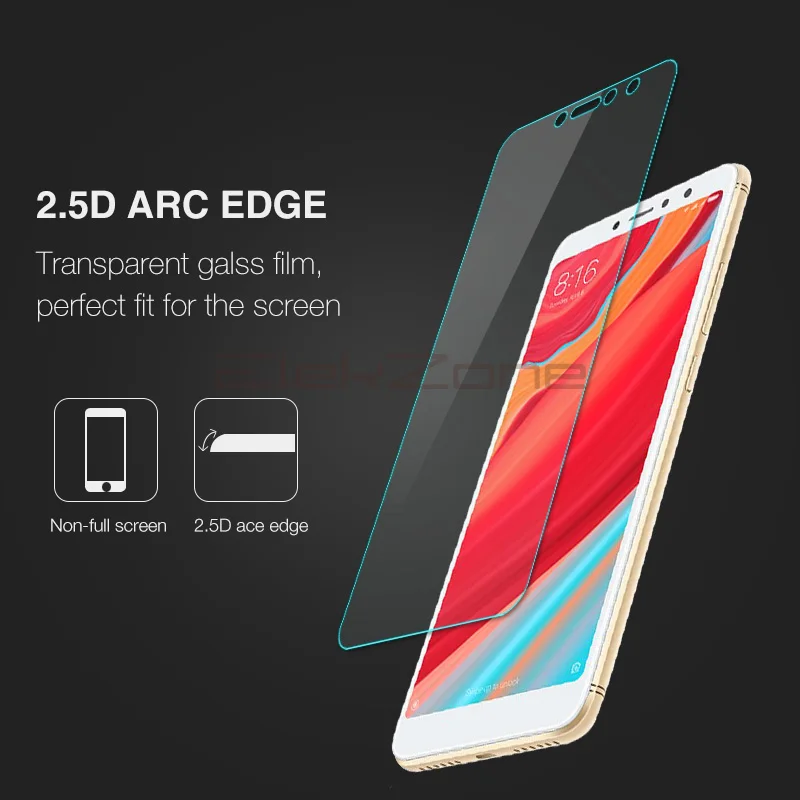 3PCS Screen Protected Protective for Xiaomi Redmi Note 8T 8 7 5 6 Pro 5A Prime on the For Redmi S2 GO K20 Pro HD Tempered Glass