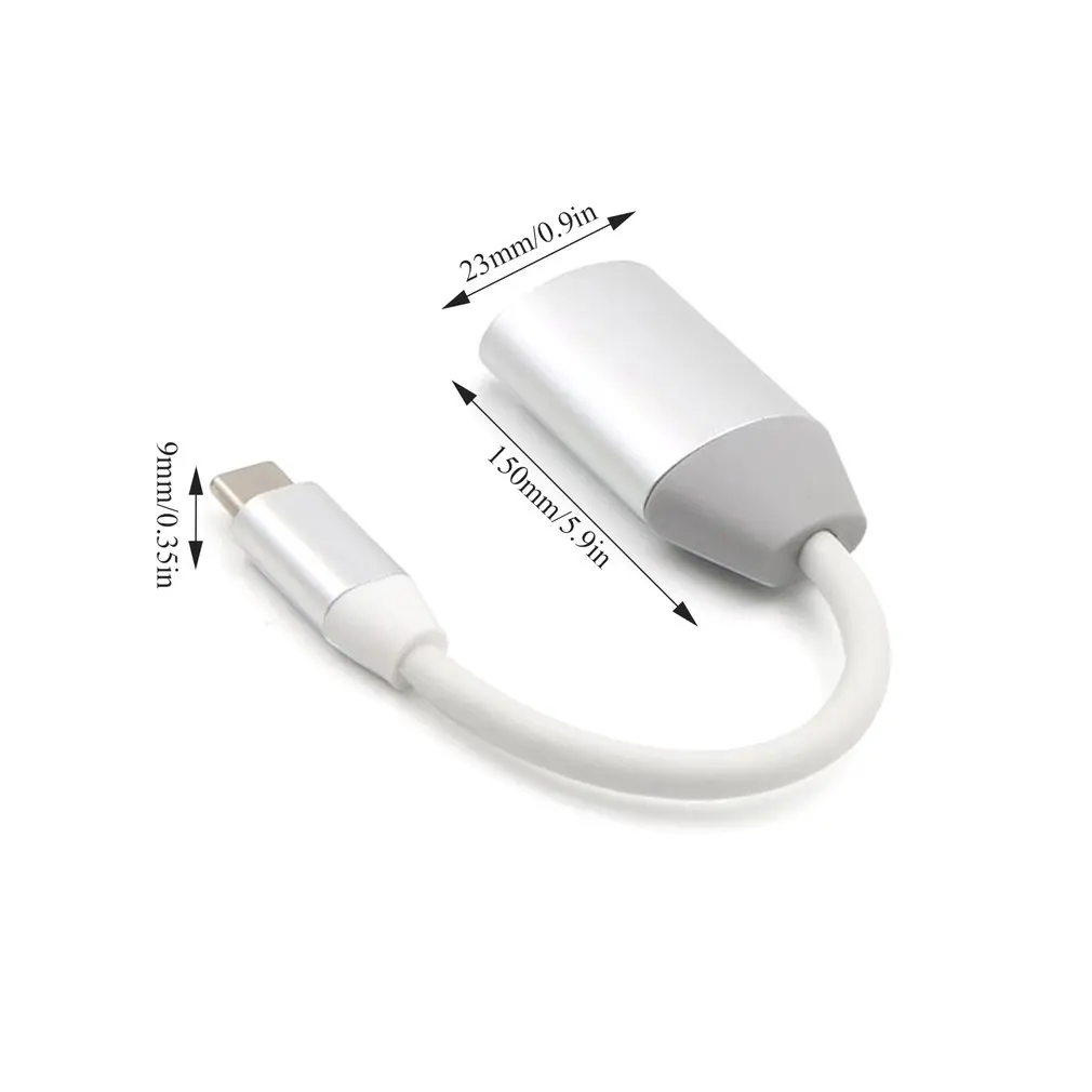 USB C к HDMI 4K кабель адаптер Тип C HDMI Thunderbolt 3 для huawei mate 20 macBook pro pro galaxy S9 HDMI USB-C