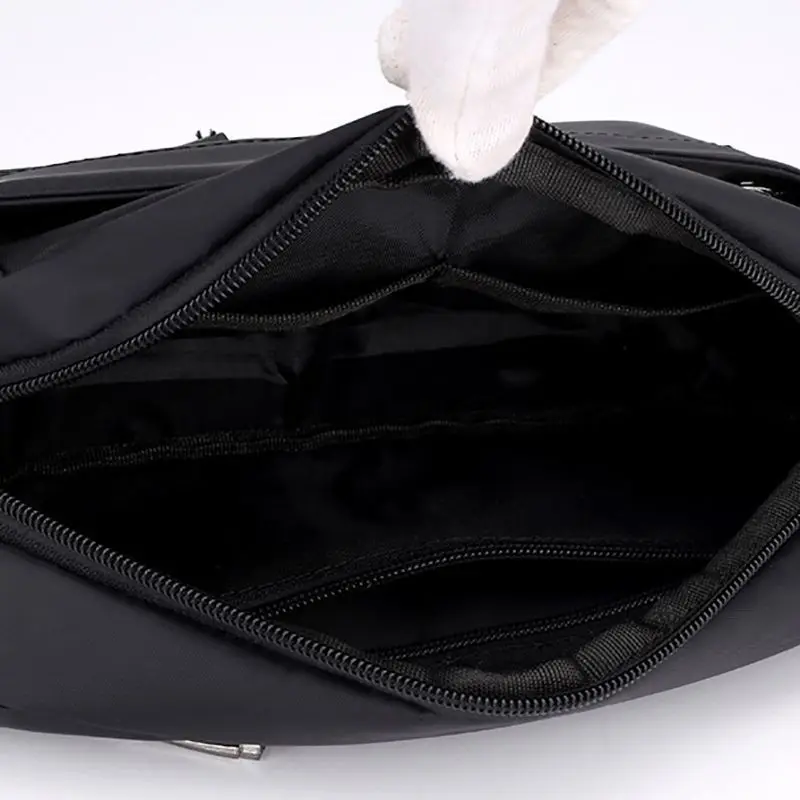 Outdoor Multi-Function Waist Bag Fashion Casual Men's Chest Bag Messenger Bag Practical Running Hiking Cycling Sports Pockets