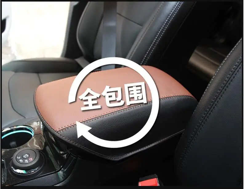 Чехол для автомобильного подлокотника 2011- для Ford Explorer 17 16 15 14 13 12, защита для рук из углеродного волокна
