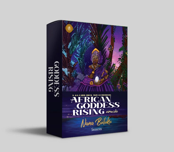 African Goddess Rising Oracle a 44 Card Deck and PDF Guidebook Game | Игрушки и хобби