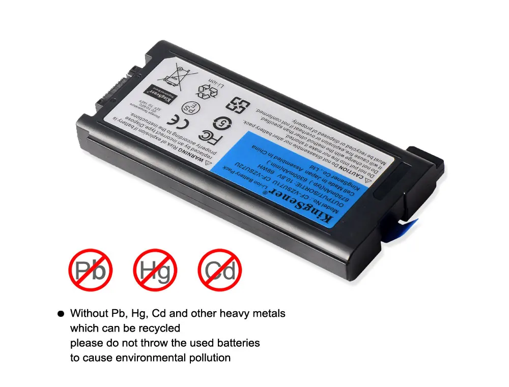 Kingsener-bateria Portátil para Panasonic Toughbook Cf-vzsu72u Cf-vzsu71u Cf30 Cf-31 Cf53 Cf-vzsu46ur Cf-vzsu46u 10.8v 6750mah - Imagem 5