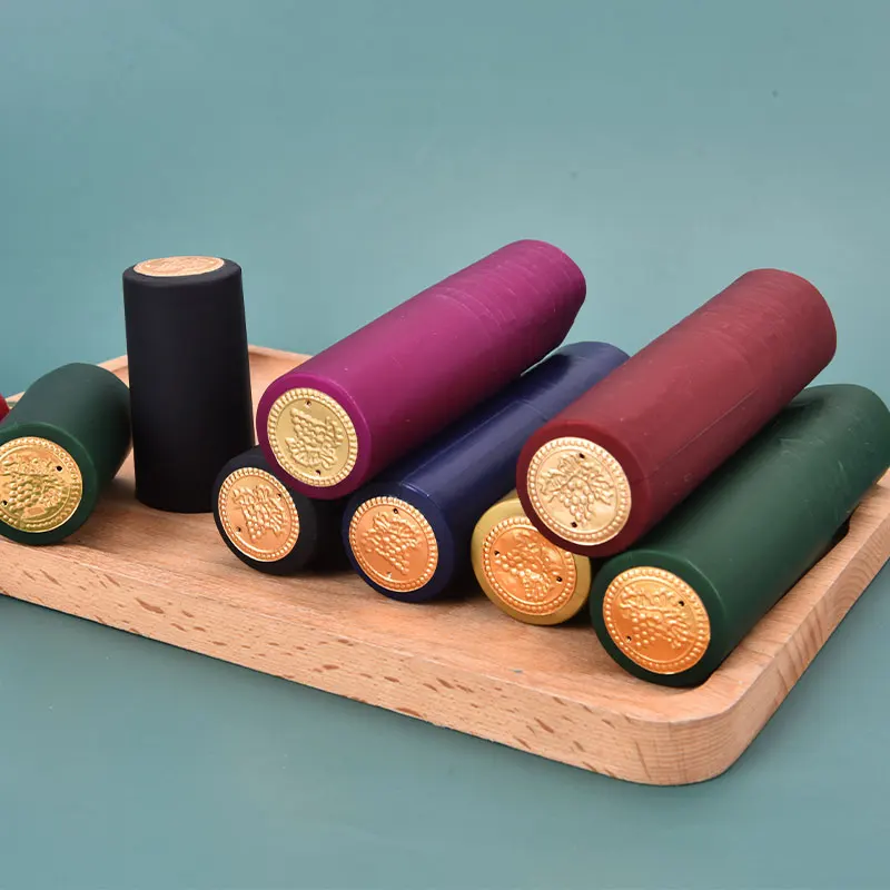 Wine Heat Shrink Shrinkable Plastic Caps Films Sealing Cap Wine Bottle Film 100pcs beer bottle caps bottle seals