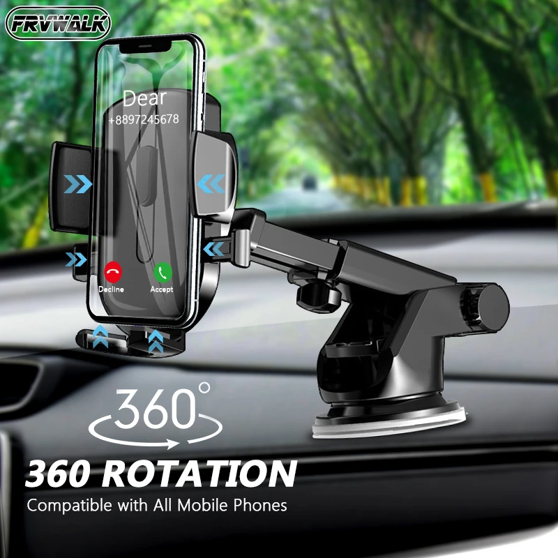 mobile holder for wall OLNYLO Sucker Car Phone Holder Mobile Phone Holder Stand In Car No Magnetic GPS Mount Support For iPhone 13 12 11 Xiaomi HUAWEI mobile stand for home