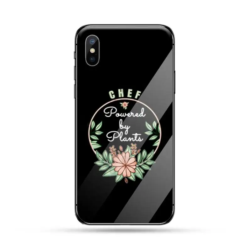 Nấu Ăn Nghề Nấu Bếp Điện Điện Thoại Kính Cường Lực Cho Iphone 5C 6 6S 7 8 Plus X XS XR 11 PRO MAX gucci phone case