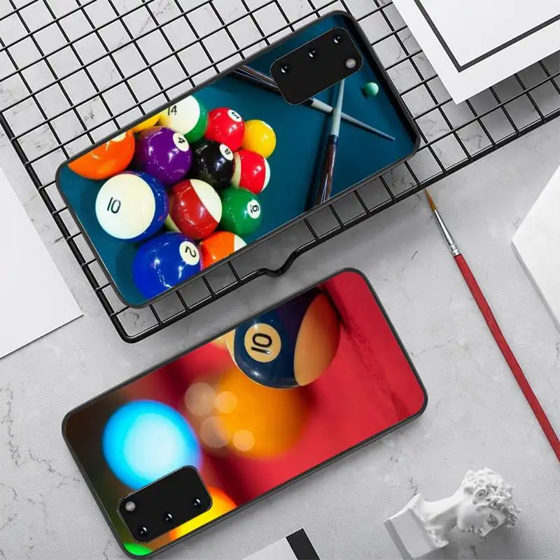 Чехол для телефона с бильярдными шариками YNDFCNB Samsung S5 6 7 edge 8 9 10 20 plus lite Case |