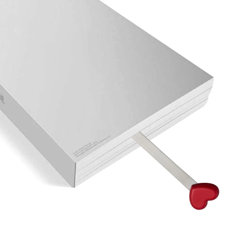 

For Stainless Steel Bookmark Fashion Simple Design Love Heart Metal Bookmarks Creative Beautiful High Quality Bookmark Gift