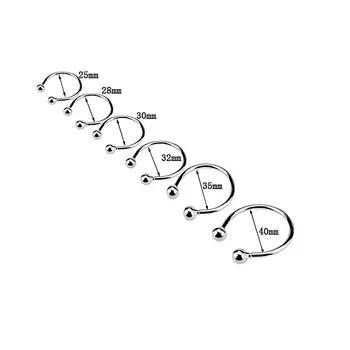 Penis Ring Stainless Rings Head Glan Stimulating Adult Products Male Sex Toys Metal Ring Sex Toys for Men Delay Ejaculation 5