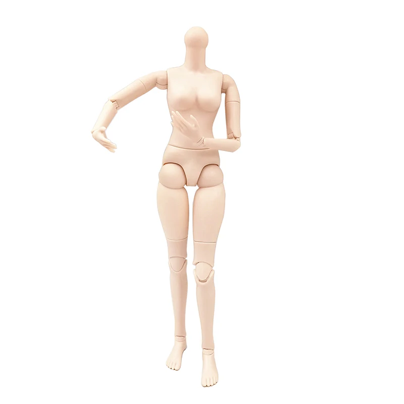 22 дюйма подвижные швы BJD кукла тела секс игрушки женский обнаженные тела для 1/3 кукла натуральный белый кожи DIY игрушки куклы для девочек
