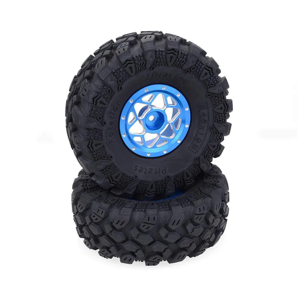 1.9" 1/10 RC Crawler Truck Wheels Tires Metal Beadlock Wheel Rims& 120mm Tyre Tires For RC Traxxas 82046-4 TRX-4 Ford Bronco