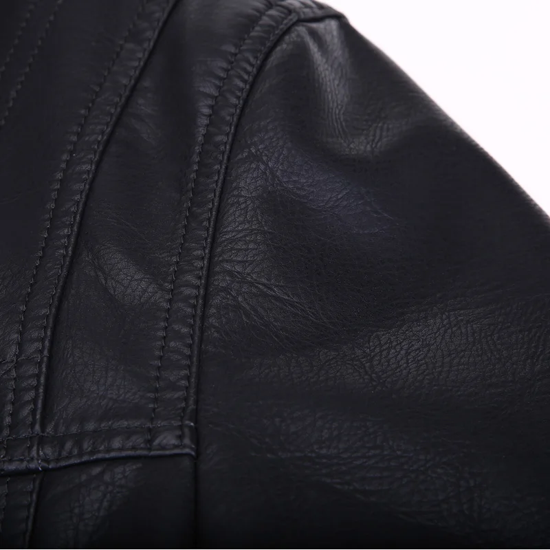 Пальто на подкладке из натурального меха, черная кожаная куртка высокого качества, теплое зимнее пальто с воротником енота, большие размеры, пальто