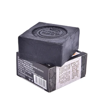 

1pcs New Practical Black Bamboo Charcoal Soap Treatment Skin Care Face Body Clear Whitening Soap