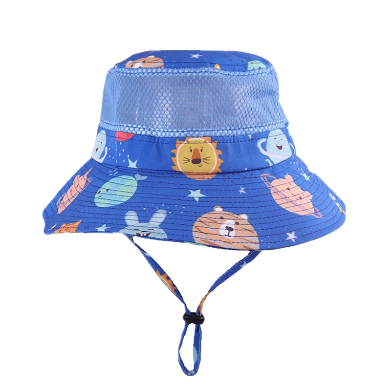 Children's Finger Toothbrush Baby Bucket Hat Cotton Cartoon Printed Boy Girl Outdoor Fisherman Cap Children Summer Mesh Caps Kids Panama Hat Fishing Hats teething toys for babies Baby Accessories