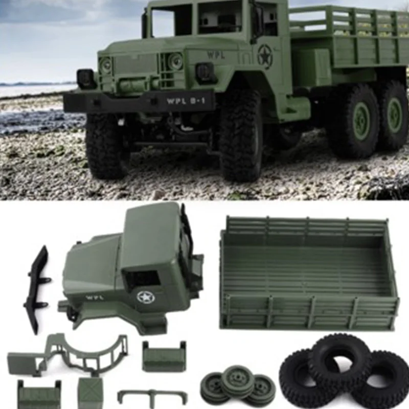 B-16 B16 внедорожный RC грузовик обновленный комплект DIY 1:16 RC автомобиль багги RC Monster Truck 6WD 6 колесный сборный Гусеничный