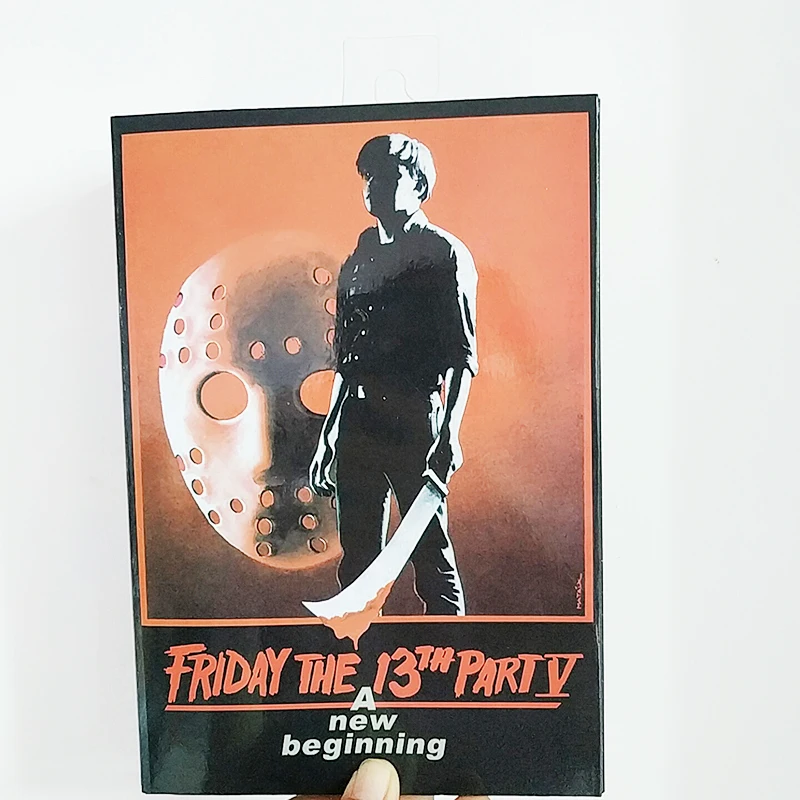 Cena 18cm oryginalny NECA piątek części 5 13th PartV Part5 nowy początek Jason Voorhees pcv Action model figurki zabawki lalki prezent