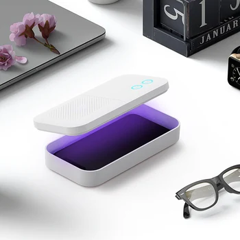 

UV LED Light UVC Phone Sterilizer Box Anti Bacteria Ultraviolet Ray Disinfection For Jewelry Watch Phone Aromatherapy