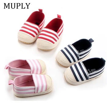 

Striped Baby Boys Girls Shoes Soft Sole Anto-Slip Baby Shoes Spring Autumn Lovely First Walkers Casual Infant Toddler