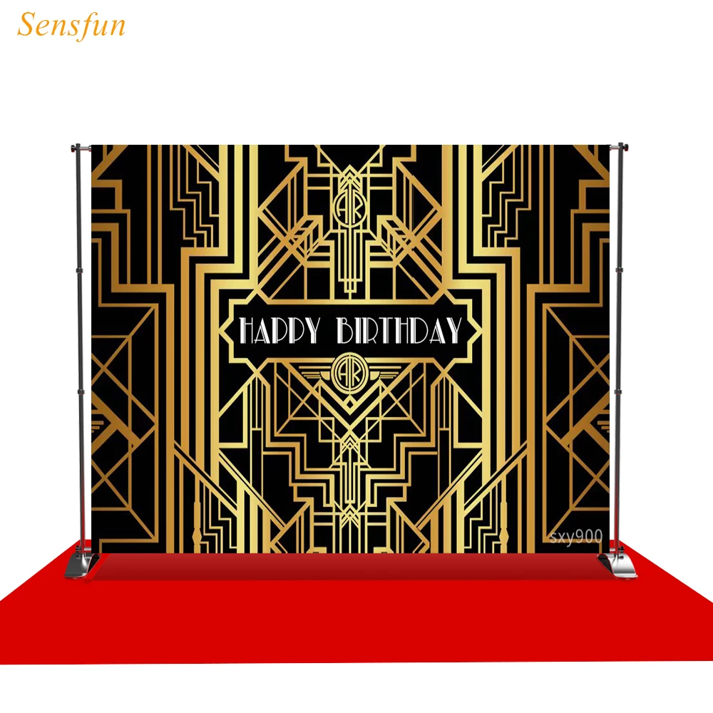 desenho-de-fundo-de-fotografia-gatsby-quadro-dourado-anivers-rio-luxo