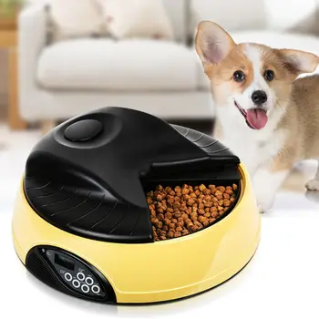 

4-Meal Food Dispenser Automatic Pet Feeders Dog Cat Animal Bowl Programmable Set