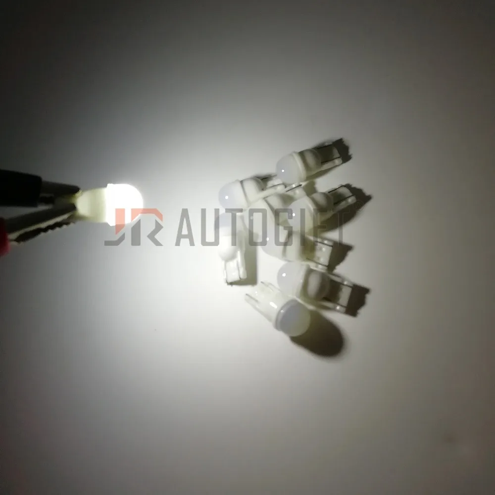 100 шт. высокого качества T10 W5W 1SMD 3030 12V автомобильные клиновидные огни 192 501 5SMD 1 светодиодный лампочка Авто белый Автомобильный светодиодный фонарь