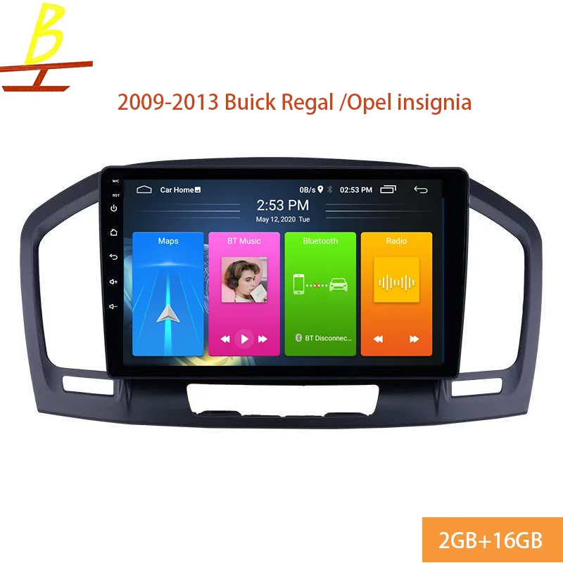 Автомагнитола на Android 9 0 для автомобилей Buick Regal /Opel insignia 2009 2013 с навигацией 2Din IPS