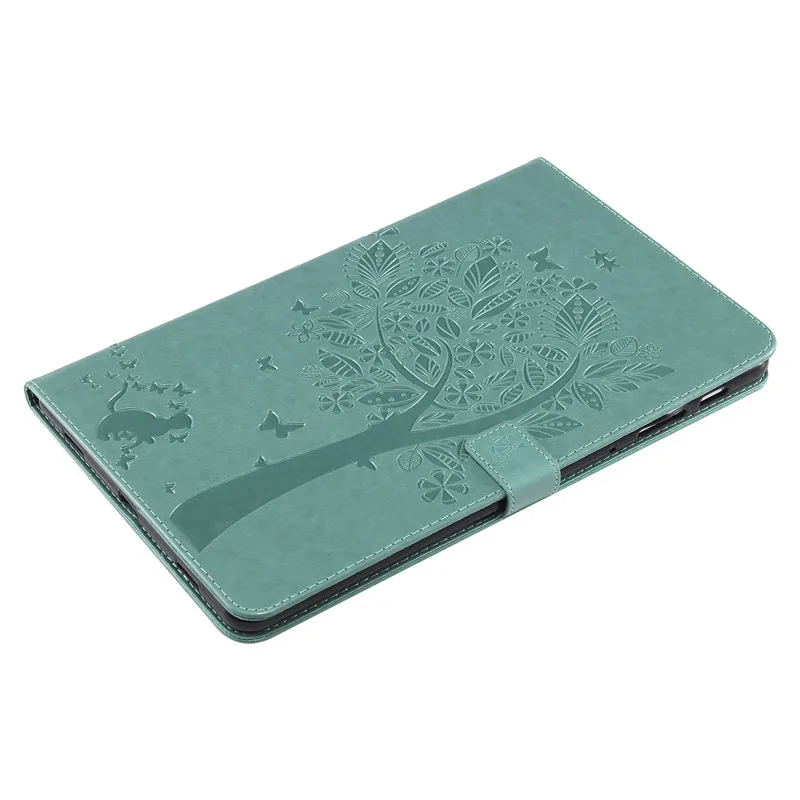 Wekays для samsung Tab A2 10,5 кожаный чехол с рисунком кота дерево для Coque samsung Galaxy Tab A 10,5 дюймов T590 T595 чехлы
