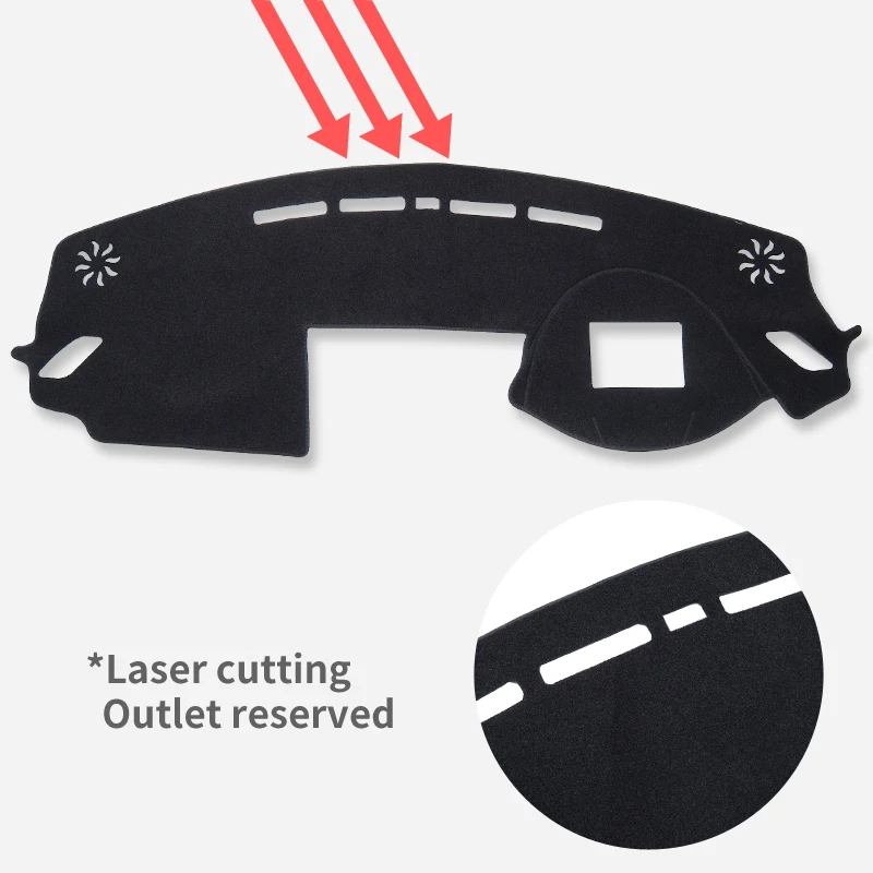 Smabee для Mitsubishi Eclipse Cross LHD крышка приборной панели автомобиля тире коврик нескользящий солнцезащитный КОВРИК КОВРЫ отделка Аксессуары