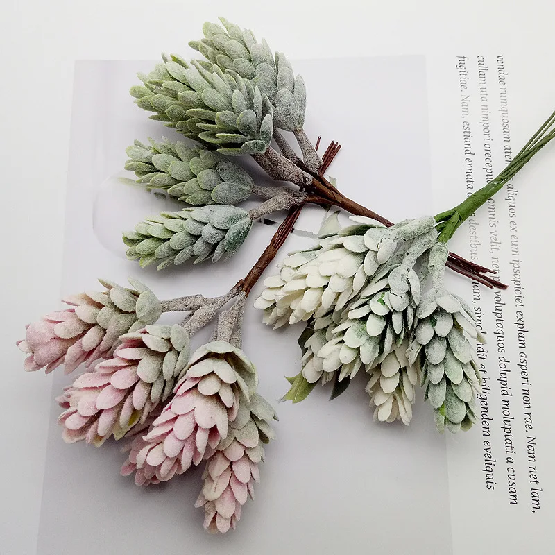

Artificial Flowers Pineapple Grass Pine cone Fake Plant Wedding Christmas Decoration DIY Craft Home Decor Wreath Scrapbook