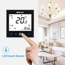 KKmoon цифровой термостат для подогрева полов для системы электрического отопления напольный датчик воздуха WiFi Разъем Голосовое управление
