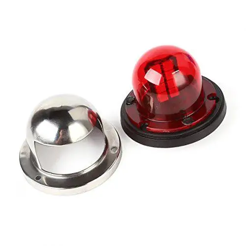 Yiwa морской яхты понтон 12V из нержавеющей стали светодиодный лук навигационные огни-1 пара