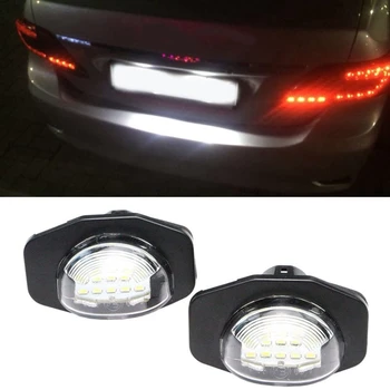 

Car Accessories 18Smd White LED License Plate Light for Toyota Corolla Sienna Wish AlphardL 20 Series