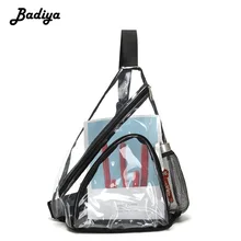 Прозрачная водонепроницаемая сумка на плечо для мужчин и женщин, спортивная сумка для путешествий, повседневная сумка для путешествий, многофункциональная сумка унисекс через плечо