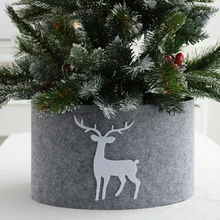 Falda para árbol de Navidad, cubierta suave para decoración del hogar, Año Nuevo, Año Nuevo, 2022