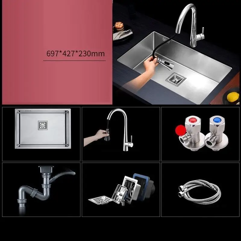 Кухонная раковина Escurridor Zlewozmywak Inox Keuken Gootsteen Portatil Banheiro Lavello Lavabo Cuba Pia Cozinha Fregadero De Cocina