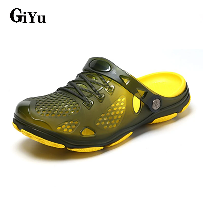 

2019 new men's sandals summer flip flops slippers men's outdoor beach casual shoes fashion non-slip comfortable men's sandals