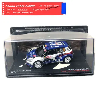 

IXO 1/43 Scale SKODA Fabia S2000 #5 Racing Car Diecast Metal Car Model Toy For Gift,Kids,Collection,Decoration