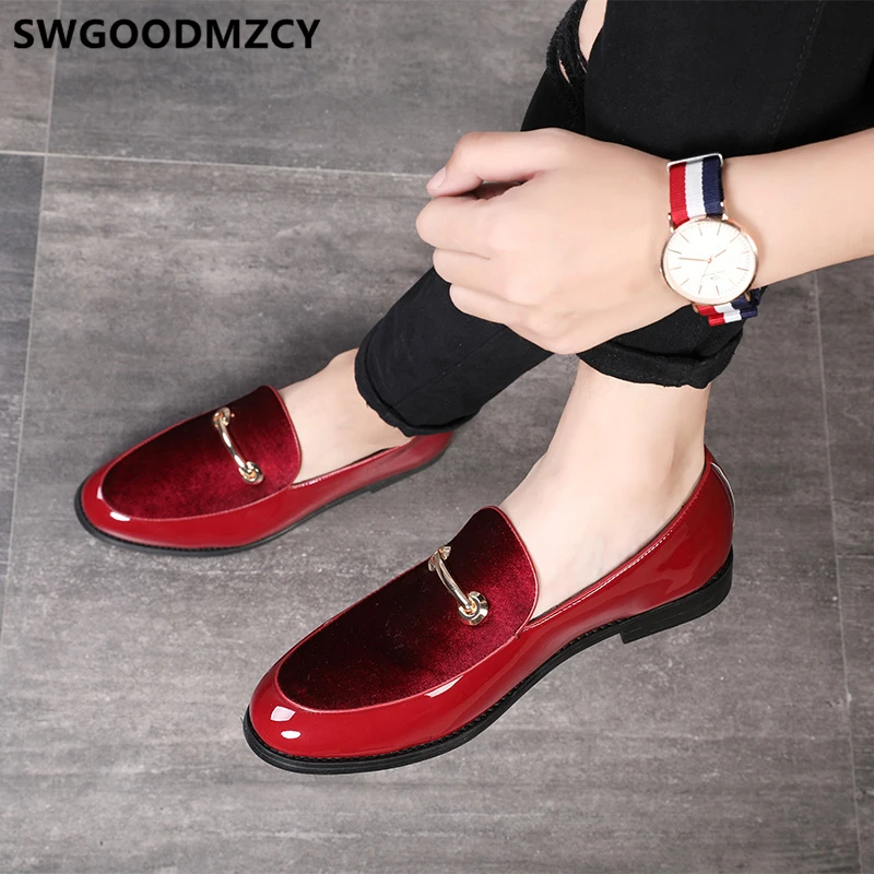Mocasines De charol para Hombre, Zapatos masculinos De fiesta, Oxford,  Scarpe, Uomo, elegantes, formales|Zapatos formales| - AliExpress