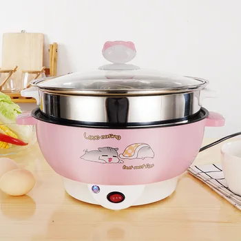 

electric hot pot electric cooker household frying and frying cooking pot multi functional small electric cooker students