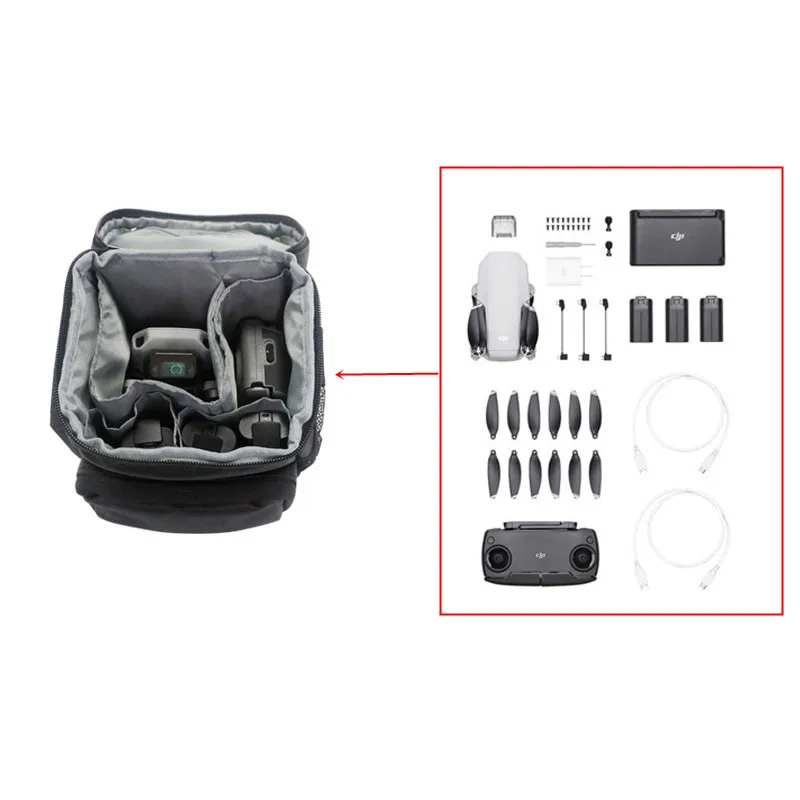 Buy Mavic Drone bag Portable case shoulder bag Handbag carrying case for dji mavic mini drone transmitter Accessories