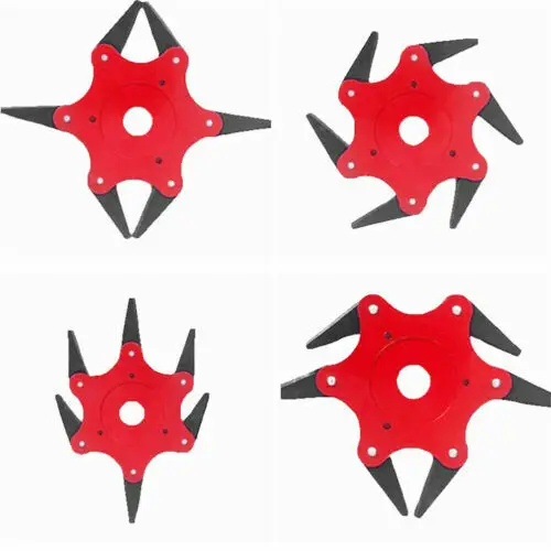 Модные новые Садовые принадлежности Новые 6 стальных лезвий бритвы 65Mn газонокосилка триммер головка кусторез