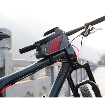 

2020 Hot! Bicycle Handlebar Mobile Phone Bag Bike Phone Mount Bag Touch Screen Bags For IPhone 11 X Plus XS Max Up To 6.4 Inche