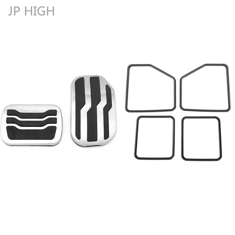 

2 Set Car Accessories: 1 Set Car Accelerator and Brake Pedal & 1 Set Front Rear Door Speaker Trim Cover