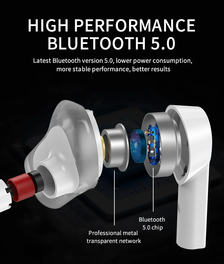 BW-607 TWS Bluetooth наушники гарнитура Bluetooth 5,0 шумоподавление портативные спортивные наушники бинауральные звонки для IOS Xiaomi