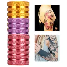 35 мм сплав захват машины татуировки ручка нескользящие татуировки принадлежности для тела искусство инструмент татуировки аксессуары