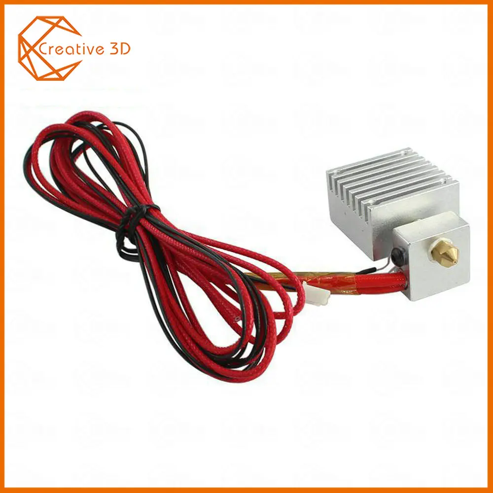 

3D Printer Parts MK8 Extruder J-head Extruder Aluminium Extruder For Filament 1.75mm nozzle 0.4mm Extrusora 3D Accessories