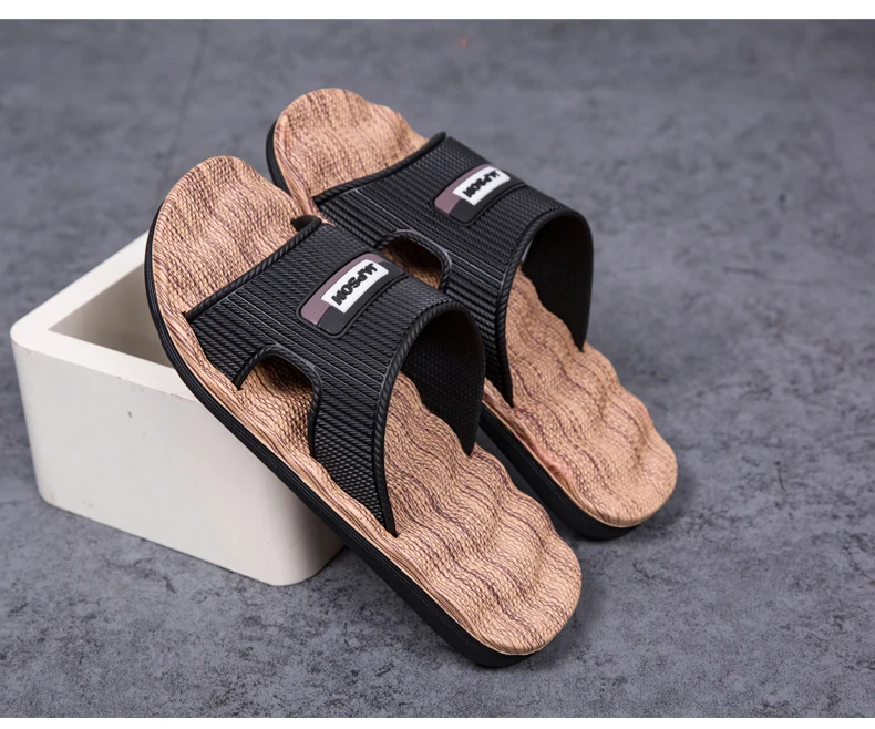 Men's Comfortable Hollow Slides - true deals club